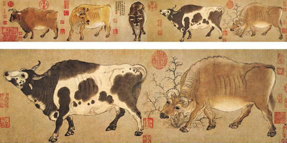 南乡子61五牛图中国十大名画